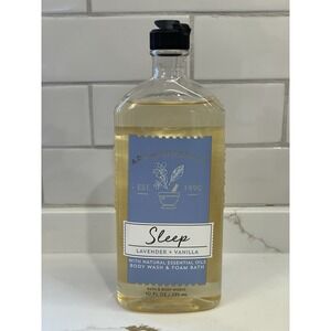 Bath & Body Works Aromatherapy Body Wash‎ Sleep Lavender Vanilla 10 fl oz New